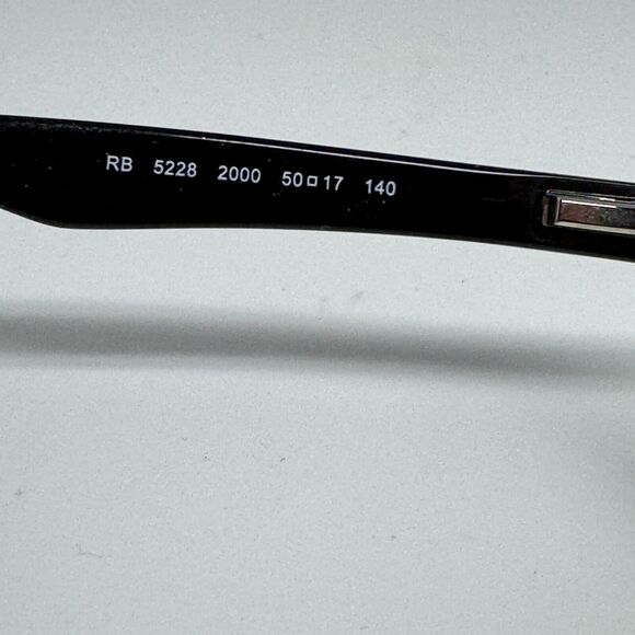 Ray-Ban RB 5228 2000 Eyeglasses Frames Women's Black Full Rim 55-17-140 H14663 - Picture 6 of 8